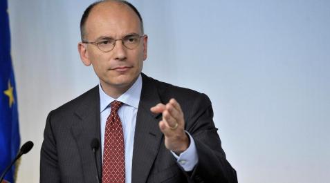 Enrico Letta defiende la continuidad del Gobierno en Italia Enrico Letta defiende la continuidad del Gobierno en Italia