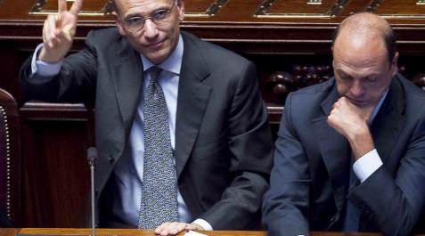 Letta supera también el examen del Parlamento Letta supera también el examen del Parlamento