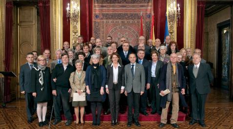 El Gobierno foral homenajea a los donantes de objetos a museos El Gobierno foral homenajea a los donantes de objetos a museos
