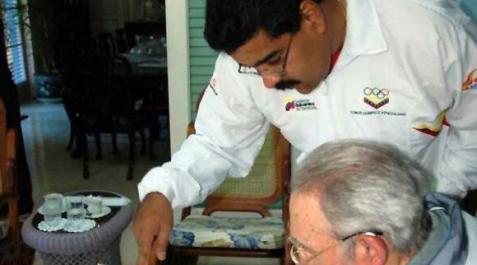 Fidel Castro y Maduro sostuvieron un Fidel Castro y Maduro sostuvieron un
