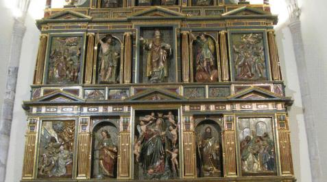 Finalizada la restauración de los retablos de Elorz y Ardanaz de Izagaondoa Finalizada la restauración de los retablos de Elorz y Ardanaz de Izagaondoa