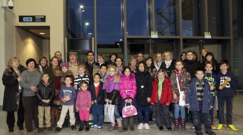 Durante la estancia de niños ucranianos en Navarra, las pasadas navidades Durante la estancia de niños ucranianos en Navarra, las pasadas navidades