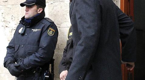Juicio del Caso Nóos_28 El duque de Palma, Iñaki Urdangarin, ha llegado a las 09:12 horas a los juzgados de Palma para declarar por segunda vez como imputado por las supuestas irregularidades detectadas en la gestión de fondos públicos por parte del Instituto Nóos.