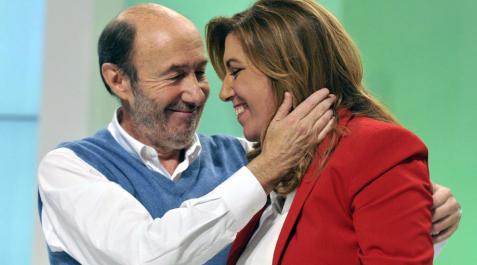 Rubalcaba cede a la presión para poner la alfombra roja a Susana Díaz Rubalcaba cede a la presión para poner la alfombra roja a Susana Díaz