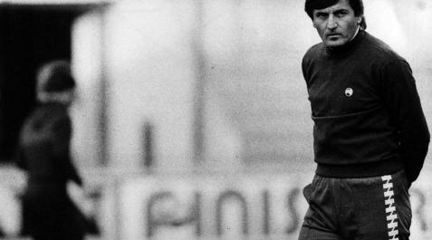 El exentrenador de Osasuna, Ivan Brzic, en Tajonar El exentrenador de Osasuna, Ivan Brzic, en Tajonar