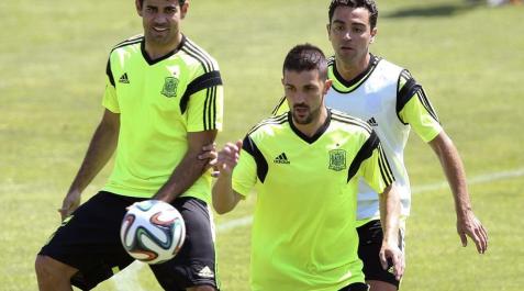 Último entrenamiento de España antes de Washington_7 Último entrenamiento de España antes de Washington