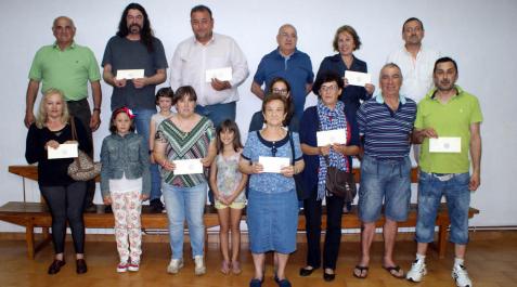 El Grupo de Auroros de Cascante reparte 10 premios en una rifa El Grupo de Auroros de Cascante reparte 10 premios en una rifa