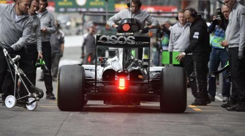 Nico Rosberg, en el Gran Premio de Bélgica Nico Rosberg, en el Gran Premio de Bélgica