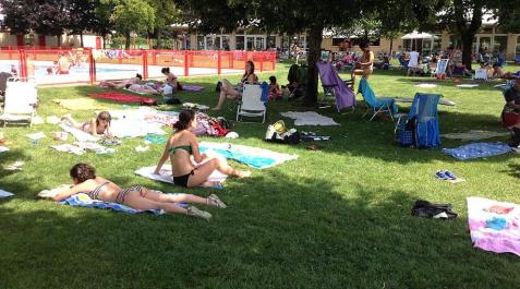 El día de más calor en Pamplona_27 Pamplona y el resto de la Comunidad foral vivieron este jueves el día más caluroso del verano.