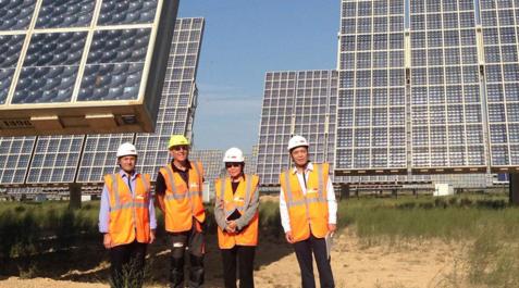 La embajadora de Tailandia se interesa por las energías renovables La embajadora de Tailandia se interesa por las energías renovables