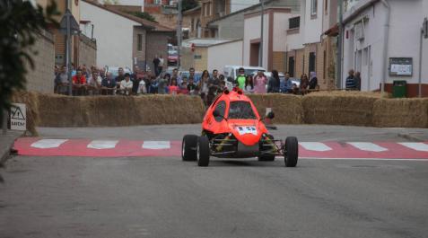 Un instante durante la disputa del Rally por las calles de la villa de Ablitas. Un instante durante la disputa del Rally por las calles de la villa de Ablitas.