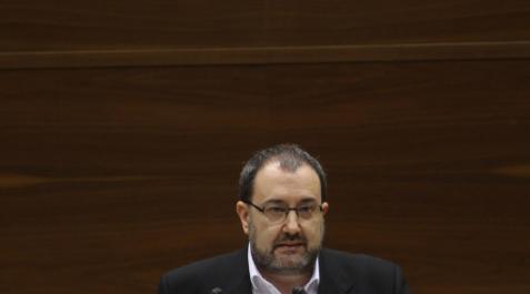 Nuin, en una intervención en el Parlamento Nuin, en una intervención en el Parlamento