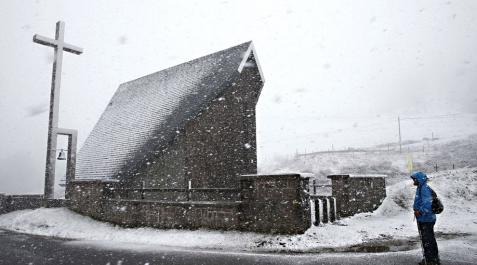 El Pirineo y el centro de Navarra, en alerta hoy por nieve a 500 metros El Pirineo y el centro de Navarra, en alerta hoy por nieve a 500 metros