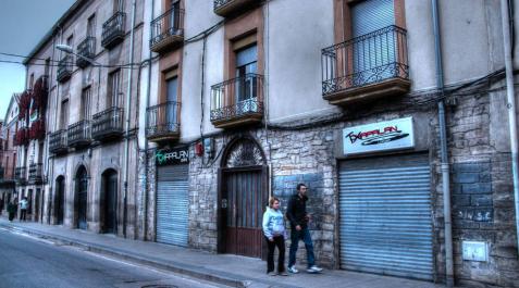 La discoteca Txapalan, en el exterior junto al bar de ese nombre. La discoteca Txapalan, en el exterior junto al bar de ese nombre.