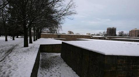 El día después de la nevada Navarra amanece cubierta por la nieve