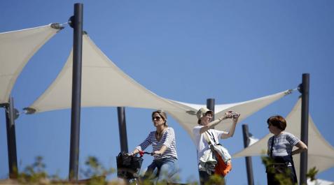 Los termómetros siguen por encima de los 20 grados hoy en toda Navarra Los termómetros siguen por encima de los 20 grados hoy en toda Navarra