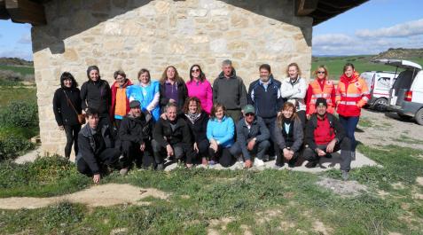 El grupo de Cabanillas, fiel a su cita con la 2ª Javierada El grupo de Cabanillas, fiel a su cita con la 2ª Javierada