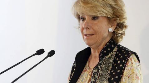 Esperanza Aguirre dice que algunos quieren que la Esperanza Aguirre dice que algunos quieren que la