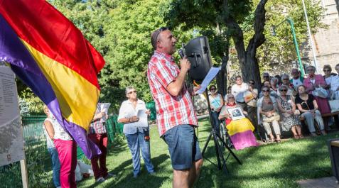Homenajean en Pamplona a 52 fusilados en 1936 en Cadreita Homenajean en Pamplona a 52 fusilados en 1936 en Cadreita
