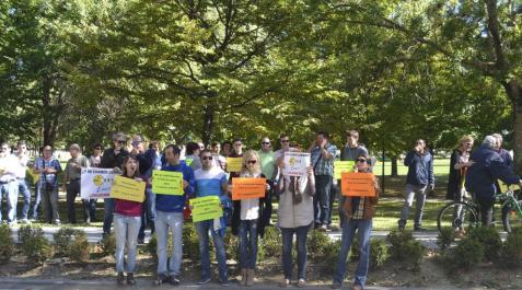 Nueva concentración de los profesores de autoescuelas Nueva concentración de los profesores de autoescuelas