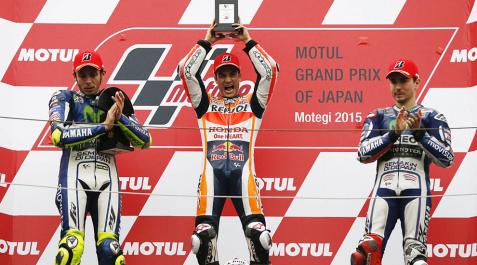 Pedrosa corre más que Rossi y Lorenzo en Motegi Pedrosa corre más que Rossi y Lorenzo en Motegi