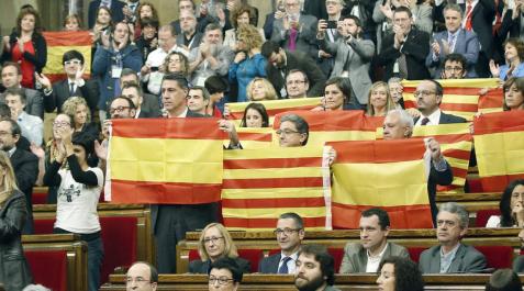 Según el Parlament la desconexión con España tiene las horas contadas Según el Parlament la desconexión con España tiene las horas contadas