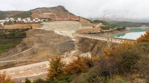 La CHE niega “movimientos significativos” en la ladera de Yesa La CHE niega “movimientos significativos” en la ladera de Yesa