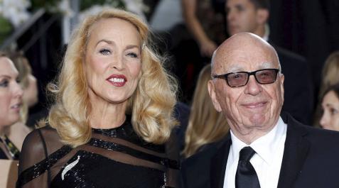 Rupert Murdoch y Jerry Hall se casan Rupert Murdoch y Jerry Hall se casan