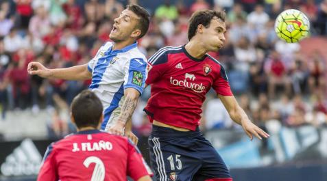 Unai García, contra el Leganés. Unai García, contra el Leganés.