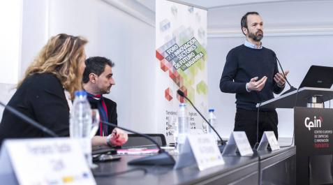 Encuentro organizado por Atana, en el que se han abordado las tendencias en e-Salud, Smart Cities e Industria 4.0. Cinco empresas navarras TIC presentaron soluciones innovadoras dirigidas a estos sectores.