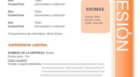 Mi currículum ¿Por dónde empiezo? Mi currículum ¿Por dónde empiezo?