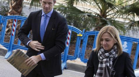 Una limpiadora de la casa de la infanta dice que cobró en negro Una limpiadora de la casa de la infanta dice que cobró en negro