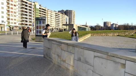 Domingo primaveral en Pamplona_6 La primavera se adelantó este domingo en Navarra, donde se llegaron a registrar temperaturas que superaron los 18 grados.