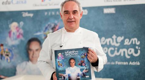 Ferrán Adriá y Disney lanzan un libro infantil de cocina saludable Ferrán Adriá y Disney lanzan un libro infantil de cocina saludable