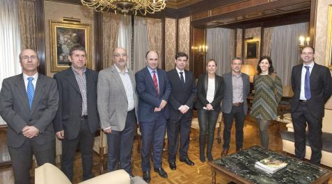 ANEL se reúne con Barkos, Ayerdi y Laparra para abordar la evolución de la Economía Social ANEL se reúne con Barkos, Ayerdi y Laparra para abordar la evolución de la Economía Social
