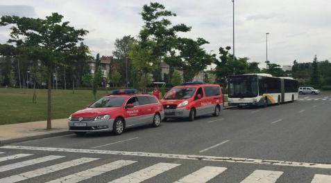 Lugar donde ha ocurrido el atropello. Lugar donde ha ocurrido el atropello.