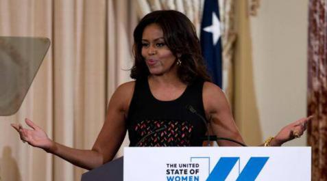 La primera dama de Estados Unidos, Michelle Obama. La primera dama de Estados Unidos, Michelle Obama.