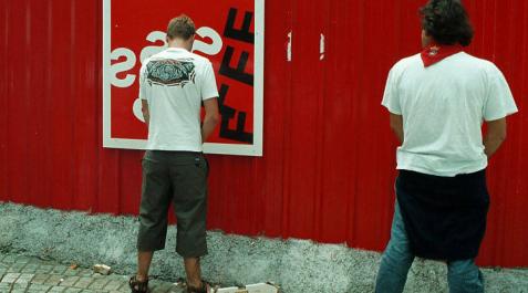 El año pasado solo en San Fermín se multó a 76 personas por mear en la vía pública. El año pasado solo en San Fermín se multó a 76 personas por mear en la vía pública.