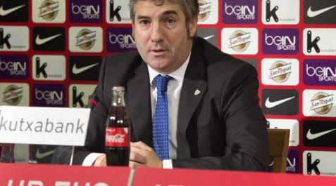 El presidente del Athletic, Josu Urrutia. El presidente del Athletic, Josu Urrutia.