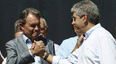 Artur Mas y Francesc Homs. Artur Mas y Francesc Homs.