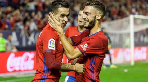 Osasuna muestra una versión muy mejorada y pierde injustamente