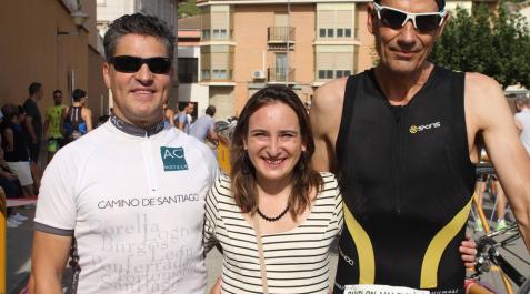 Yániz y Leoz ganan el IV Duatlón de Valtierra Yániz y Leoz ganan el IV Duatlón de Valtierra
