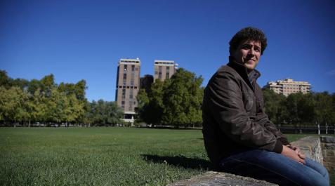 Gabriel Berasategui Echavarría, en la Vuelta del Castillo. Gabriel Berasategui Echavarría, en la Vuelta del Castillo.
