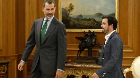 Garzón ataca al PSOE por su Garzón ataca al PSOE por su