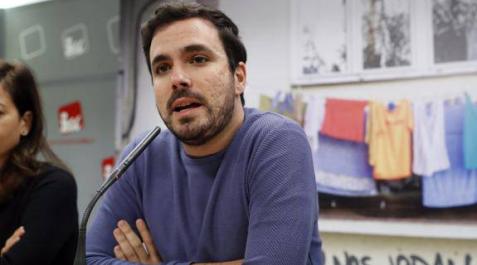 El coordinador federal de IU, Alberto Garzón. El coordinador federal de IU, Alberto Garzón.
