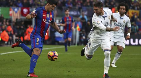 Sergio Ramos mantiene al Madrid a seis puntos del Barça (1-1) Sergio Ramos mantiene al Madrid a seis puntos del Barça (1-1)