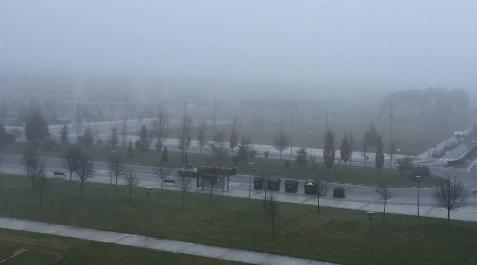 Bancos de niebla a primera hora del día en Navarra Bancos de niebla a primera hora del día en Navarra