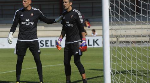 Nauzet y Mario Fernández, en Tajonar. Nauzet y Mario Fernández, en Tajonar.