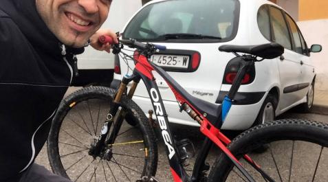 La bici que 'voló' de Tudela a Burgos La bici que 'voló' de Tudela a Burgos