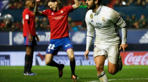 Keylor y la pegada del Real Madrid castigan el tesón de Osasuna Keylor y la pegada del Real Madrid castigan el tesón de Osasuna